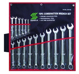 [481709] Combination wrenches extra long set inches 16 pieces