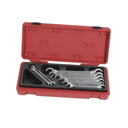 [910022B] Flare nut wrench set 8 pieces professional