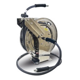 [PWRSS1015M] Blushield Rubber Pressure Washer Reel stainless steel dual-arm 10mm x 15mtr